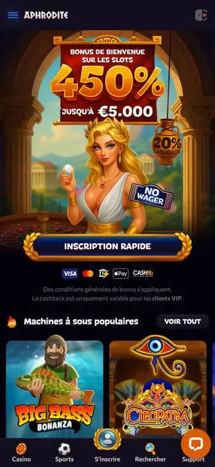 aphrodite casino application