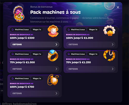 aphrodite casino bonus bienvenue